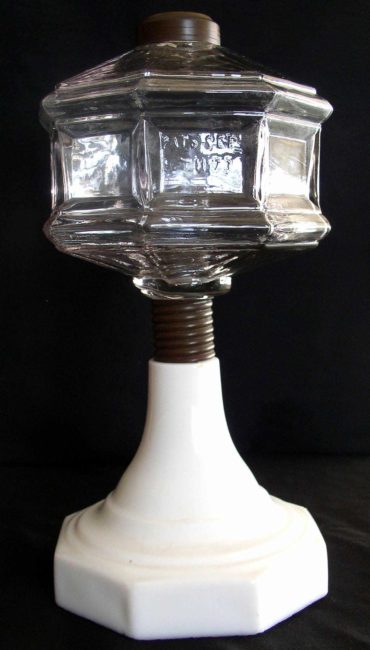 Atterbury Panel Oil Lamp 1