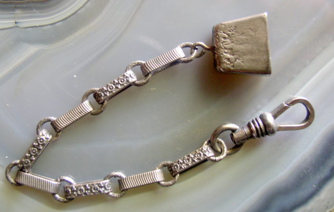 Silver Chain Bell Fob 1