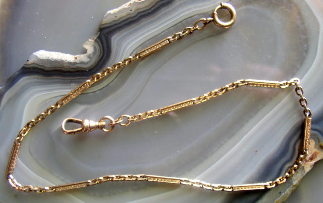 Art Deco Gold Filled Union Chain 1