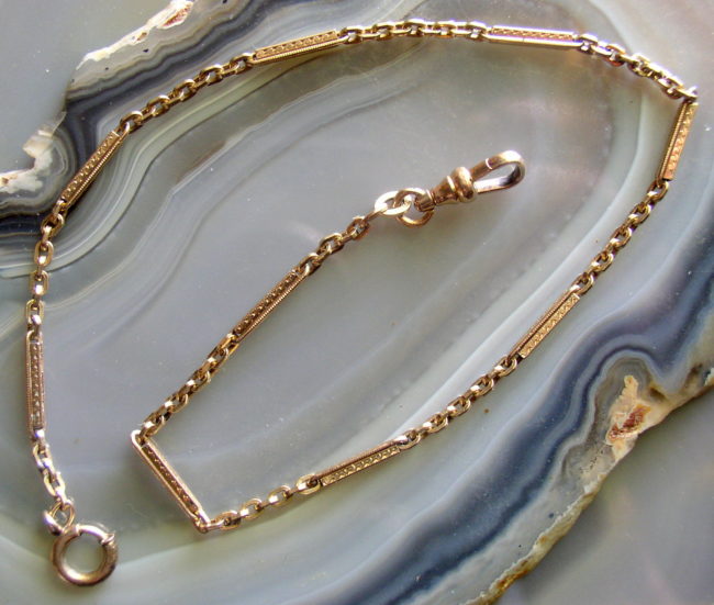 Art Deco Gold Filled Union Chain 2