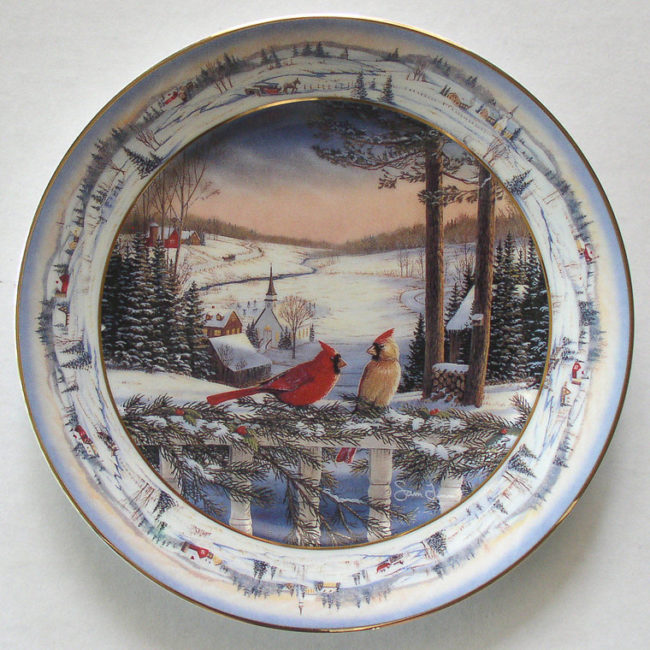 Evening In Pinegrove Plate 1