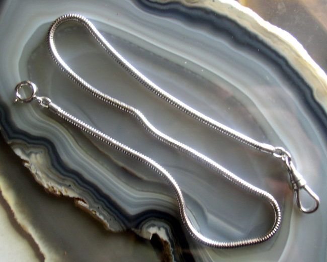 Snake Style Sterling Chain 1