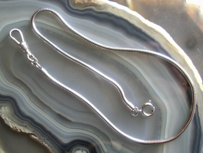 Snake Style Sterling Chain 2