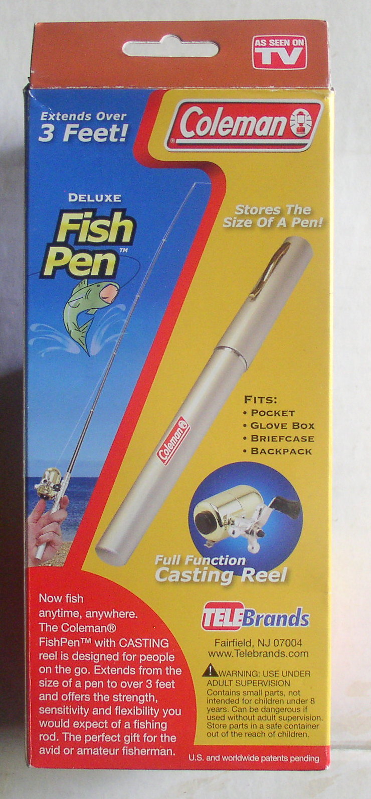 Coleman Fish Pen World's Smallest Fishing Pole Full Function
