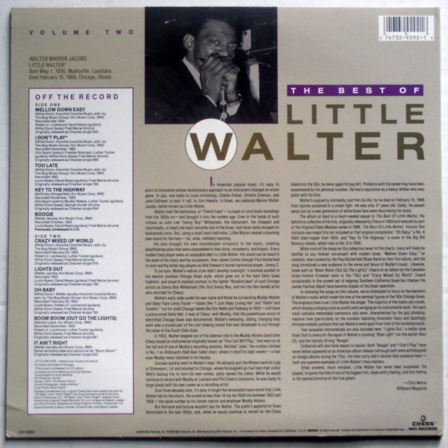 Best Of Little Walter Vol 2 2