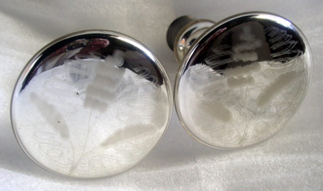 Mercury Glass Tiie Backs 2