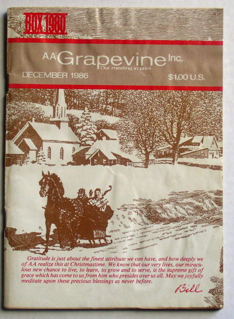 AA Grapevine December 1986 1