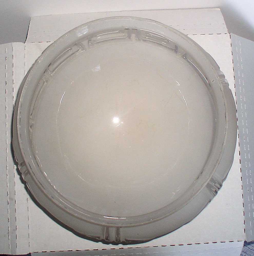 Vintage ceiling light glass shade