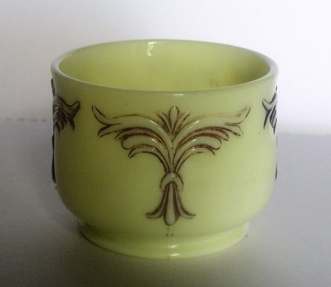 Custard Glass Jar 1