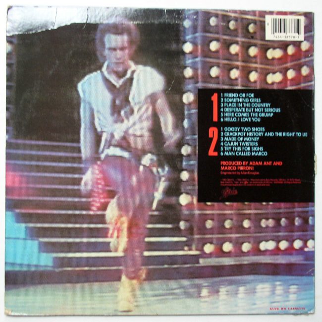 Adam Ant LP 2