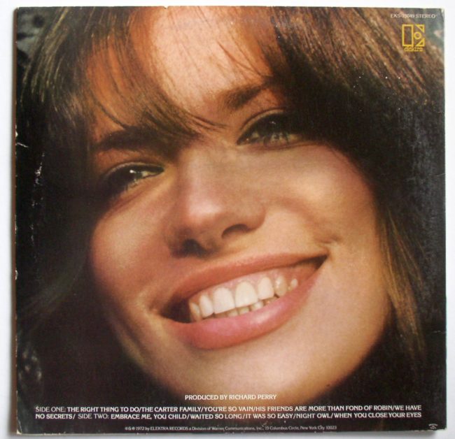 Carly Simon LP 2