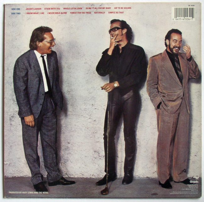 Huey Lewis LP 2