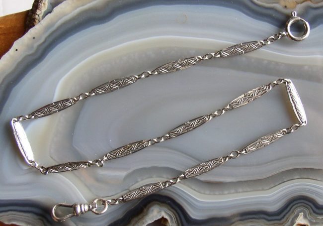 Radio White Gold Filled Chain 1