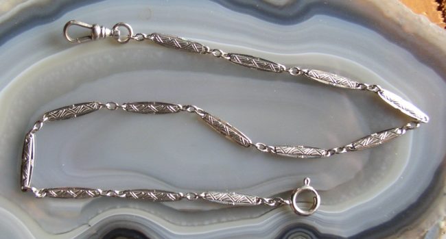 Radio White Gold Filled Chain 2