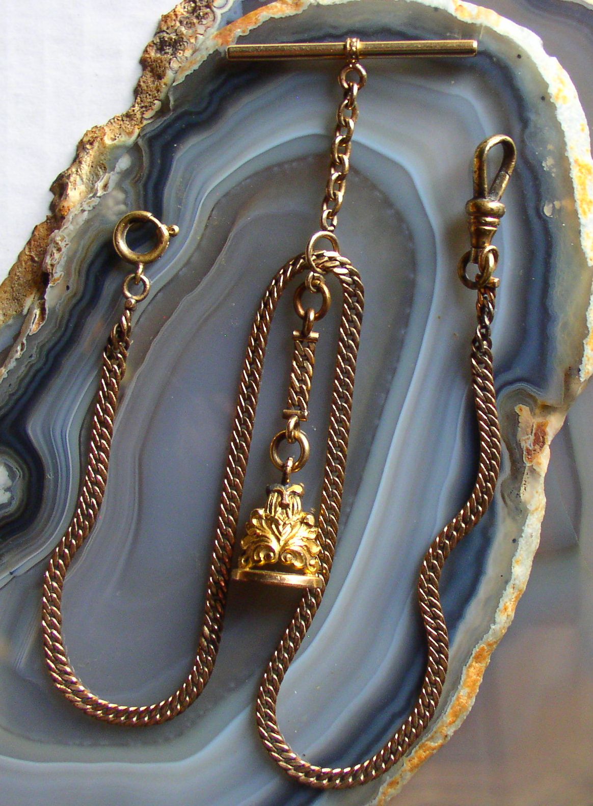 Pocket Watch Chain Double Albert | estudioespositoymiguel.com.ar