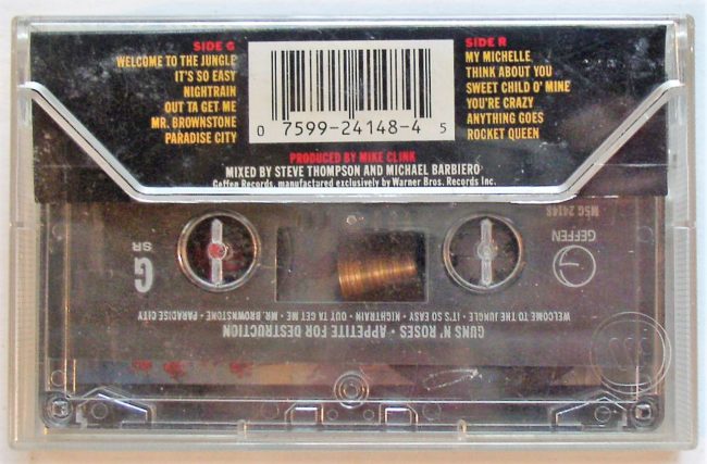 Guns N' Roses cassette 2