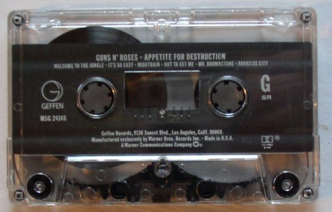 Guns N' Roses cassette 3