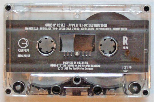 Guns N' Roses cassette 4