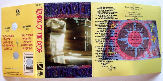 Temple Of The Dog cassette 5