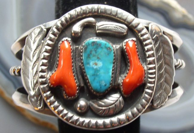 Turquoise Coral Bracelet 1