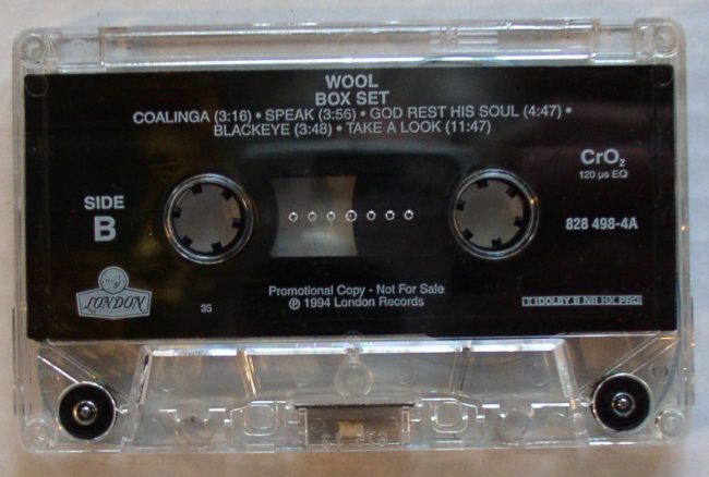 Wool promo tape