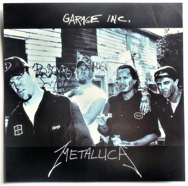 Metallica / Garage, Inc Elektra promotinal flat 1998