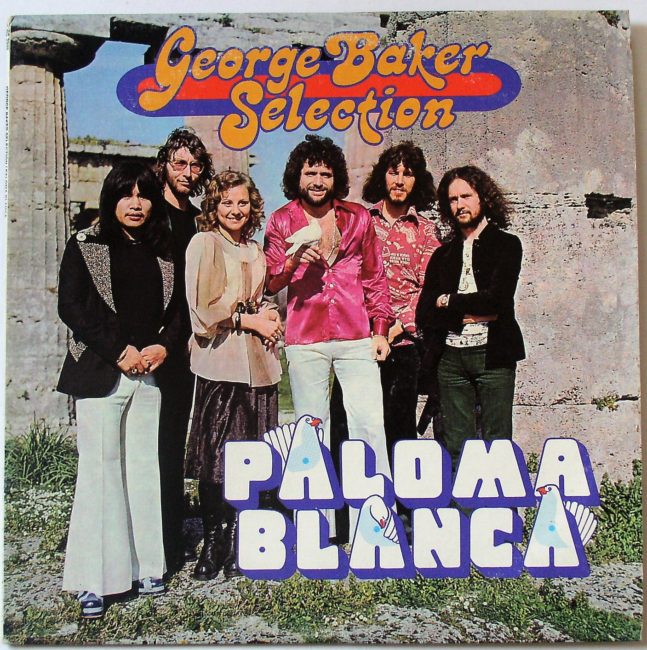 Baker, George Selection / Paloma Blanca (club) LP vg 1975 George Baker LP