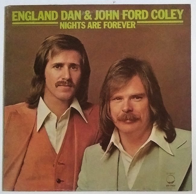 England Dan & John Ford Coley / Nights Are Forever LP vg+ 1976