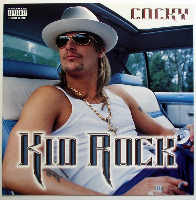 Kid Rock / Cocky promo flat music advertising 2001