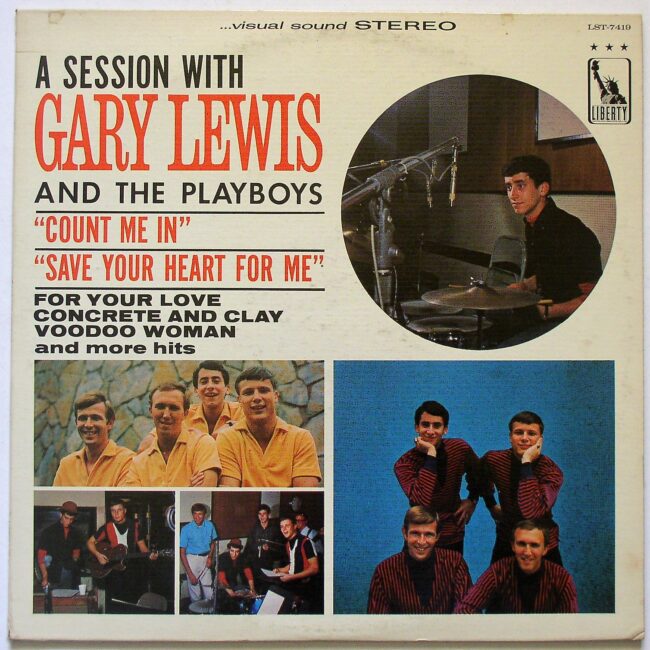 Lewis, Gary & The Playboys / A Session With Gary Lewis & The Playboys LP g 1965