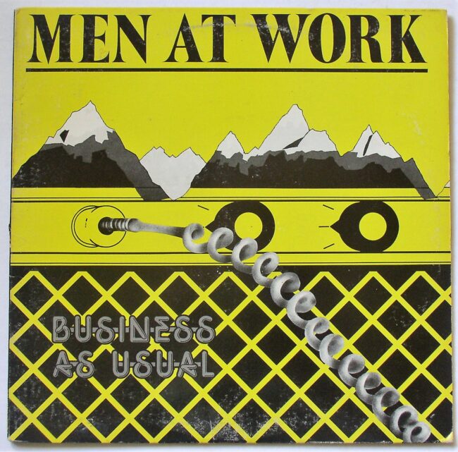 Men At Work / Business As Usual LP vg 1982 - Click Image to Close