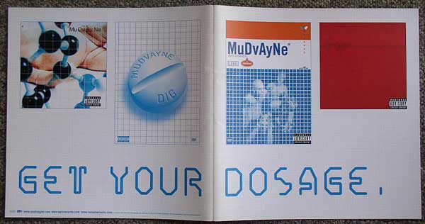 Mudvayne / L.D. 50 promo double flat Epic Records music advertising 2001