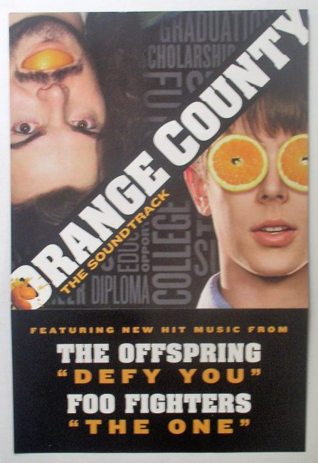 Orange County Soundtrack music advertising promo flat 2001