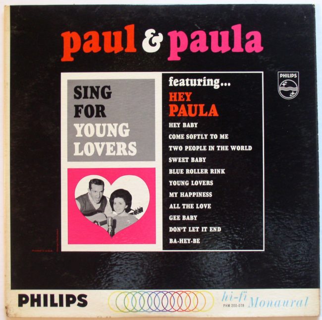 Paul And Paula / Sing For Young Lovers LP g 1963