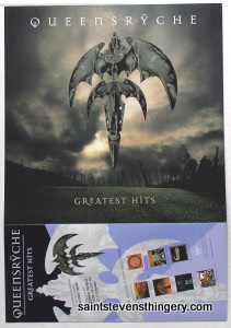 Queensryche / Greatest Hits Virgin promo flat +tab 2000