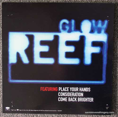 Reef / Glow promo flat Sony/Epic 1997