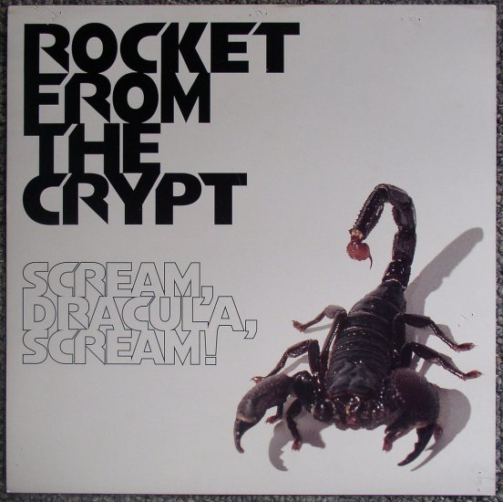 Rocket From The Crypt / Scream Dracula Scream promo flat music advertising 1995