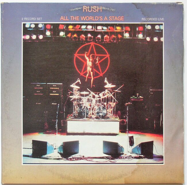Rush / All The World’s A Stage 2LP vg 1976