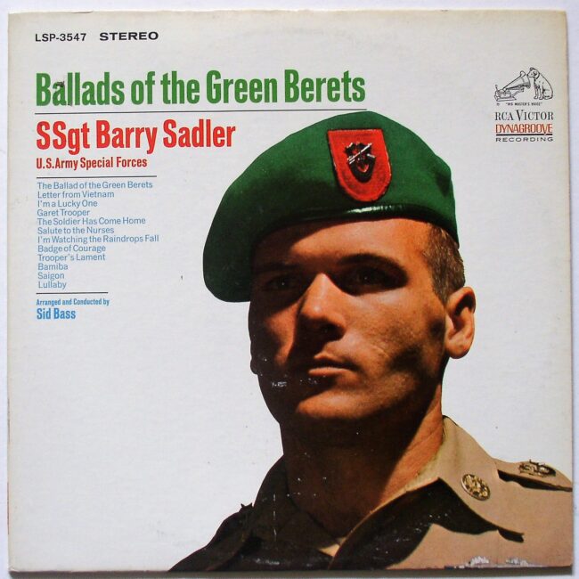 Sadler, SSgt. Barry / Ballads Of The Green Berets LP vg+ 1966