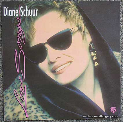 Schuur, Diane / Love Songs promo flat 12 inch poster 1993
