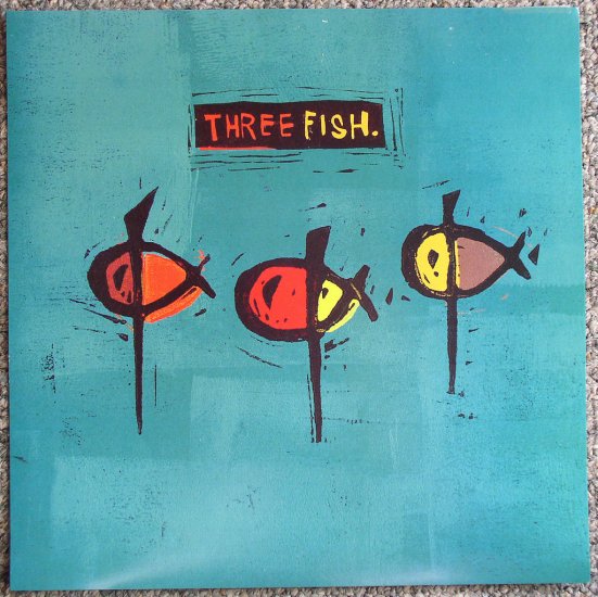Three Fish / Laced promo flat Epic Records Music Advertising poster 1996
