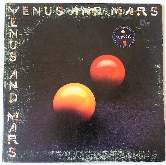 Wings / Venus And Mars LP vg+ 1975