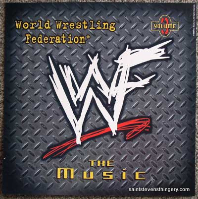 WWF World Wrestling Federation: The Music 3 promo flat 1999 - Click Image to Close
